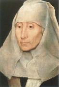 Hans Memling Portrait of an old Woman oil painting reproduction